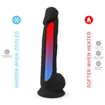 Silexd DD03 silikonowe dildo 38 cm - 3
