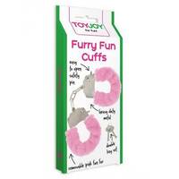 Furry Fun Cuffs pink