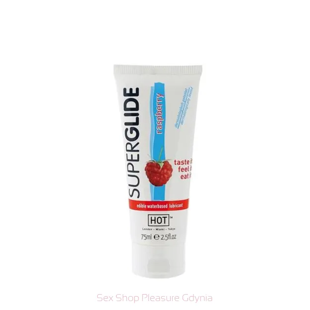 Superglide Raspberry 75 ml malinowy  lubrykant na bazie wody