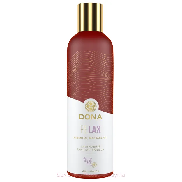 Relax Essential Massage Oil Lavender & Tahitian Vanilla 120 ml