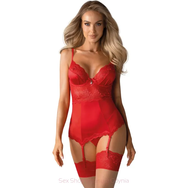 Lovica satynowy gorset rozmiar L/XL