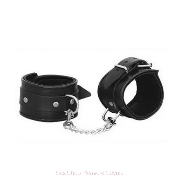 Leder 2007BL skórzane kajdanki na nogi