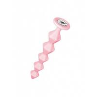 Anal bead with crystal Emotions Chummy  pink