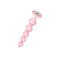 Anal bead with crystal Emotions Chummy  pink
