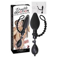 Double devotion cockring with anal plug