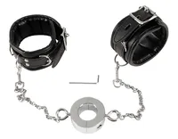 Hand Cuffs & Cock Ring kajdanki  i pierścień na penisa