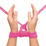 Fetish Bondage Rope różowa lina do  krępowania 10 m - 4