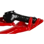 XLate lateksowa nakładka na penisa  i jądra - 2