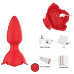 Honey Jelly rotacyjny korek analny  z wibracją - 5