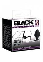 Black velvets vibrating ring&plugBlack