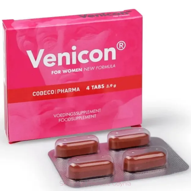 Venicon tabletki zwiększające libido dla  kobiet 4 szt.