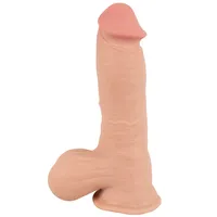 Dildo With Movable realistyczne dildo na  przyssawce 20 cm