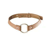Maze single choker brown