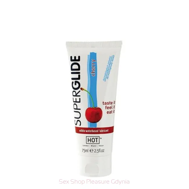 Superglide Cherry wiśniowy lubrykant na  bazie wody 75 ml