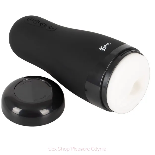 Masturbator z wibracjami i funkcją  grzania