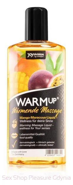 Warm Up Mango jadalny olejek do masażu  150 ml