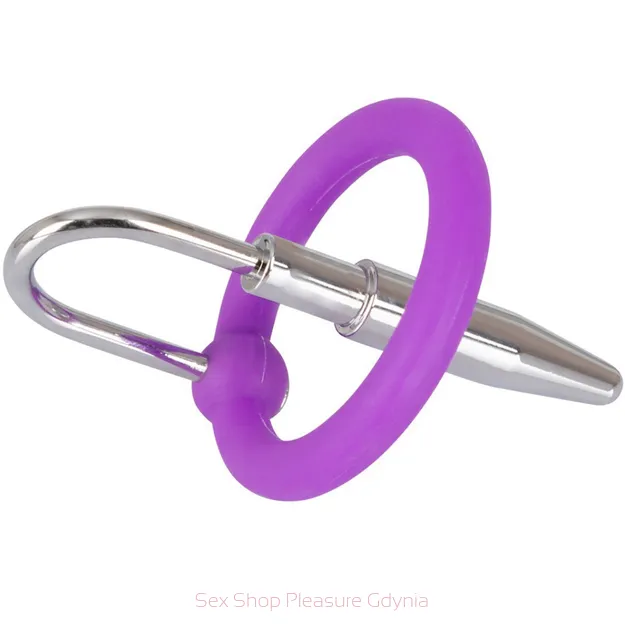 Penis Plug Silver/Purple