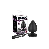 Black Velvets Vibrating PlugBlack korek z wibracją 