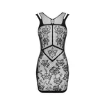 Bodystocking Dress D239 czarna sukienka rozmiar S/M/L - 3