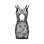 Bodystocking Dress D239 czarna sukienka rozmiar S/M/L - 4