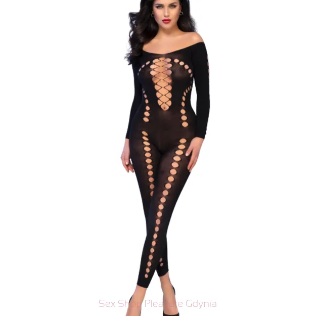 CR-4646 bodystocking z wycięciami  rozmiar S/M