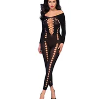 CR-4646 bodystocking z wycięciami  rozmiar S/M