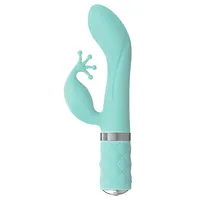 Kinky wibrator ze stymulacją łechtaczki