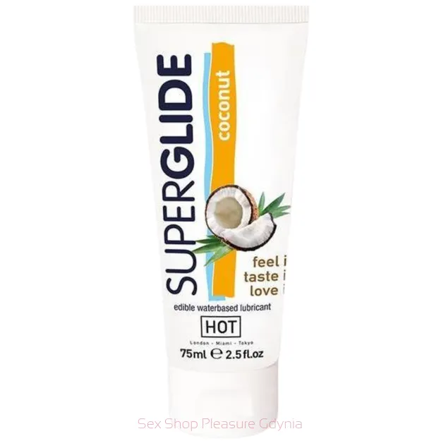 Superglide lubrykant na bazie wody o smaku kokosowym 75 ml
