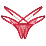 Matildea eleganckie stringi z odkrytym  kroczem rozmiar L/XL - 3