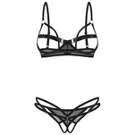 Euridia komplet z odkrytym biustem  i krokiem rozmiar XS/S - 3