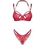 Matildea komplet bielizny z odkrytym  kroczem rozmiar S/M - 3